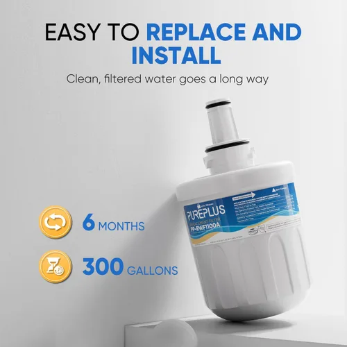 Miniatura 6 de PUREPLUS Filtro de agua de repuesto para refrigerador DA29-00003G, DA29-00003B, DA29-00003F, DA29-00003A, Aqua-Pure Plus, HAFCU1, HDX FMS-1