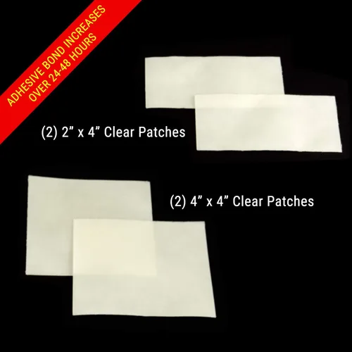 Miniatura 7 de Kit de parches de sellado de fugas para bañera de hidromasaje y piscina, transparente, ultra adhesivo, impermeable, reparación para vinilo, PVC