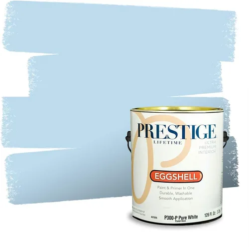 Miniatura 493 de Pintura Exterior + imprimación PRESTIGE, todo-en-uno, 1 galón, acabado mate, color comparable al Valspar* Royal Gray* VS151-Gris real