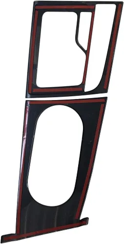 Miniatura 3 de ruihe Perilla de palanca de cambios de automóvil, panel de consola, cubierta de marco compatible con Hyundai Elantra 2021 2022 2023 2024 versión