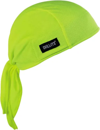Miniatura 7 de Ergodyne Chill Its 6615 - Bandana de alto rendimiento Do Rag - Banda para la cabeza de terry cloth Flames