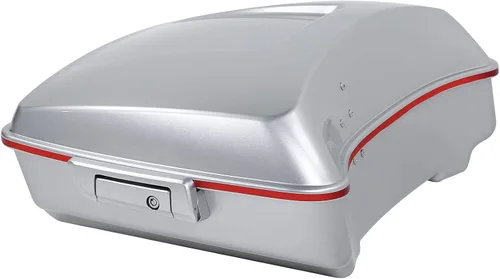 Miniatura 26 de Maletero de afeitar verde manzana/gris cañón de 5.5 pulgadas para modelos Harley Touring 2014-2023 Road King FLHR Road Glide FLTRX Street Glide FLHX