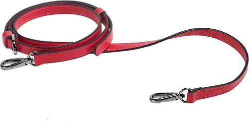 Miniatura 10 de LIVE UP Correa de Bolso de Cuero Genuino de Grano Completo Repuesto para Bolsos Cruzados y Carteras Plateado