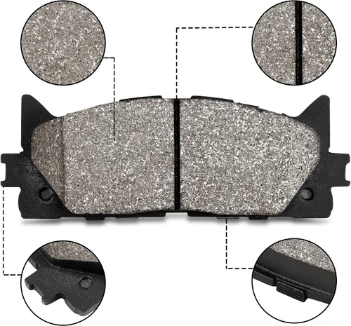 Miniatura 3 de Pastillas de freno 58, paquete de 4, pastillas de freno de disco para automóvil, camión, SUV, camioneta