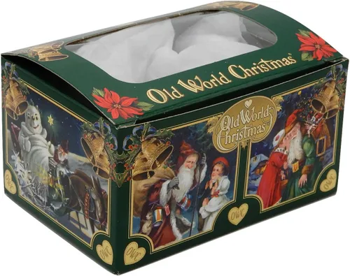 Miniatura 3 de Old World Christmas Adorno de vidrio soplado con gancho en S y caja de regalo, colección de más alimentos (Peapod)