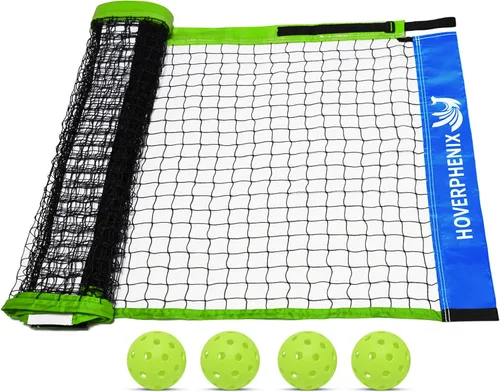 Red de repuesto para pickleball de 22 x 3 pies para interiores o exteriores, se adapta a la mayoría de marcos de bolas de pepinillo independientes,
