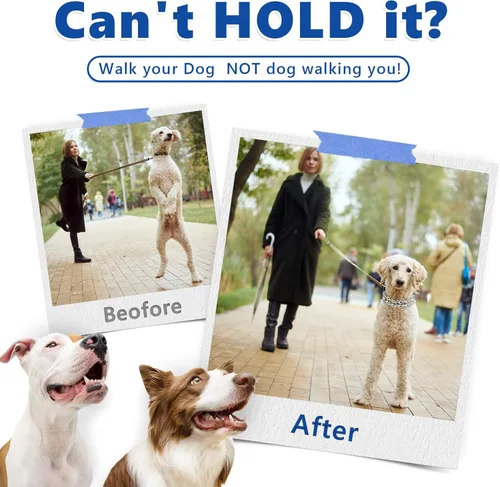 Miniatura 2 de Collar de punta para perro Supet, collar de entrenamiento ajustable con hebilla de liberación rápida para perros pequeños, medianos y grandes