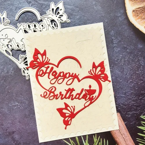 Miniatura 13 de Lapoo Troquel de corte de palabras para álbumes de recortes, plantillas de corte duraderas para álbumes de recortes, álbumes de fotos, tarjetas