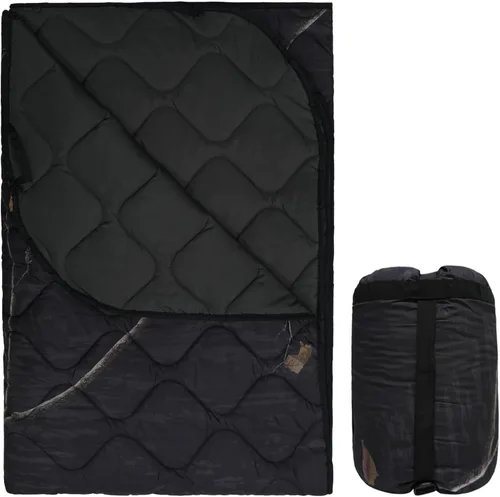 Miniatura 17 de LOOGU Manta Camuflaje Impermeable Aislante Forro de Poncho para Camping al Aire Libre, Senderismo, Caza, Supervivencia, Mochileros, Picnic Us