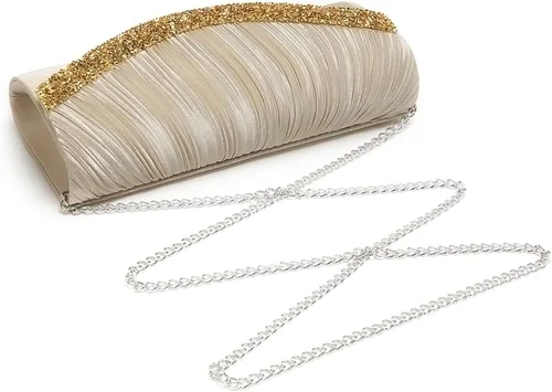 Miniatura 49 de Dasein Bolsos de mano para mujer, bolsos de noche formales con diamantes de imitación para boda, fiesta, baile de graduación, bolso elegante