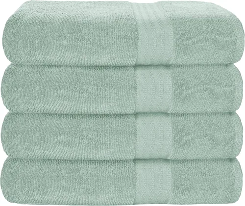 Miniatura 148 de GLAMBURG - Juego de 12 toallas faciales ultrasuaves de 13 x 13 pulgadas, 100% algodón, duraderas y altamente absorbentes, ideales para baño, cocina