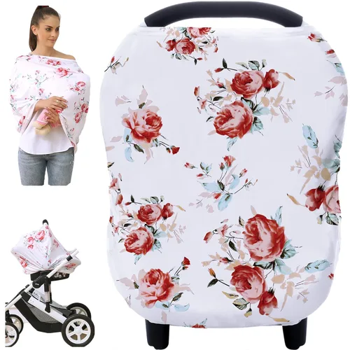 Fundas para asientos de carro para bebé - Toldos para cochecito, cubiertas para lactancia materna, toldo multiusos para asiento de carro, regalo de