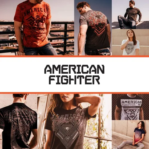 Miniatura 8 de American Fighter Camisetas patrióticas de manga corta para hombre, camisetas patrióticas de manga corta para hombre de Estados Unidos y México.