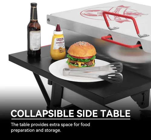 Miniatura 5 de Creole Feast CFB3001 Caldera de cangrejos al aire libre de 70 QT con paleta agitadora y ruedas, caldera de mariscos resistente con soporte