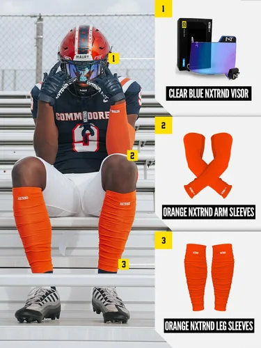 Miniatura 18 de Nxtrnd Air-TEK - Mangas de compresión para hombre, par de fútbol transpirable