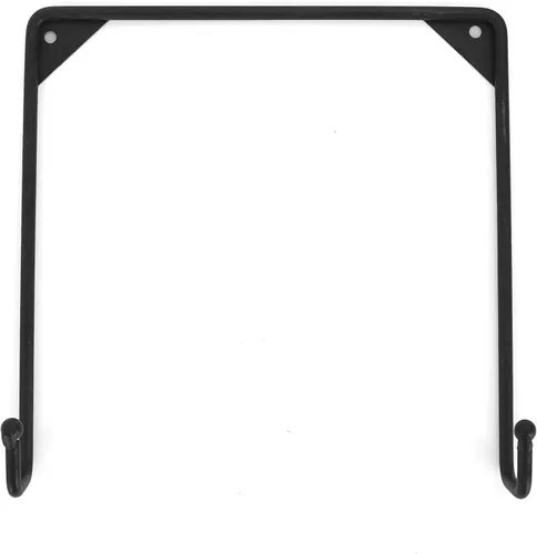 Miniatura 2 de Soporte de exhibición de metal, soporte decorativo para placa de pared, soporte versátil para colgar platos, soporte de placa de metal negro