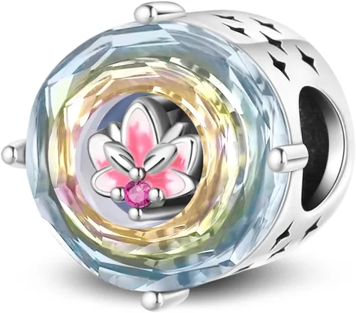 Miniatura 105 de KUNSIR Los abalorios se adaptan a pulseras Pandora para mujer, plata de ley 925, cuentas colgantes de joyería para niñas, dijes de feliz cumpleaños