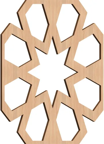 Miniatura 5 de Jackson Decorative Fretwork Wood Wall Panels, Large, 23 3/8" W x 23 3/8" H x 1/4" T, Cherry