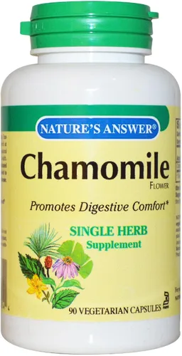Miniatura 8 de Nature's Answer Flor de manzanilla 90 cápsulas vegetarianas Apoyo de relajación Ayuda con la digestión Ayuda natural calmante (paquete de 2)