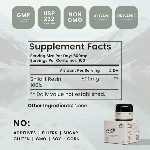 Miniatura 8 de Resina Shilajit pura del Himalaya – 1.76 oz Shilajit orgánico para hombres y mujeres con ácido fúlvico y más de 85 minerales traza para energía