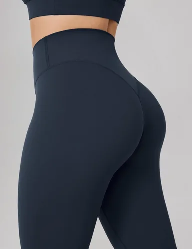 Miniatura 2 de UNISSU Leggings de entrenamiento de cintura alta sin costura frontal para mujer, pantalones de yoga suaves para gimnasio, mallas atléticas - 25
