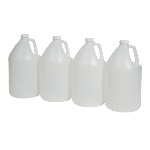 Miniatura 7 de FastRack Paquete de 2 unidades Jarra de agua de 1 galón de plástico con tapa Jarra de agua de un galón blanca de grado alimenticio, libre de BPA