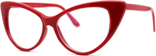 Miniatura 2 de SA106 Gafas de computadora con marco de ojo de gato auténtico gótico clásico con filtro de luz azul