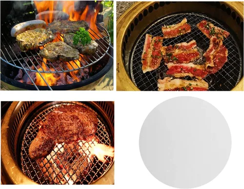 Miniatura 6 de 200 piezas de papel de pergamino de 8 pulgadas precortados círculos de pergamino para horno, sartenes, freidora de aire