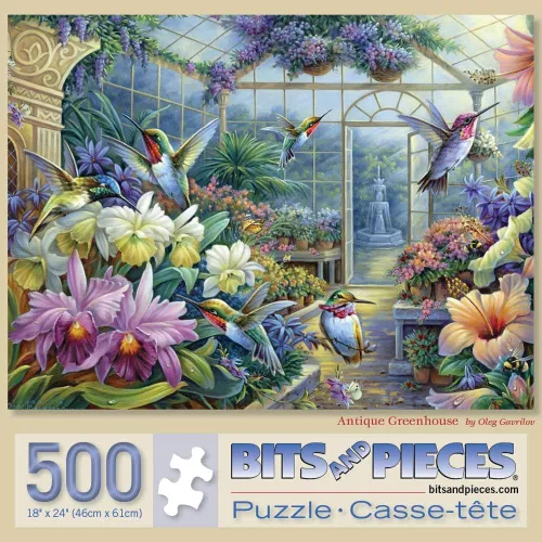 Bits and Pieces Rompecabezas de "invernadero antiguo" de Oleg Gavrilov - Disponible en 300/500/1000/1500 piezas - 18 x 24 pulgadas, 20 x 27