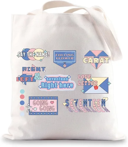 Miniatura 8 de BWWKTOP K-Pop Boy Band Bolsa de maquillaje cosmética K-Pop Lover Regalos Álbum de música inspirado regalos K Pop Band mercancía, Goinggoing, Bolsa