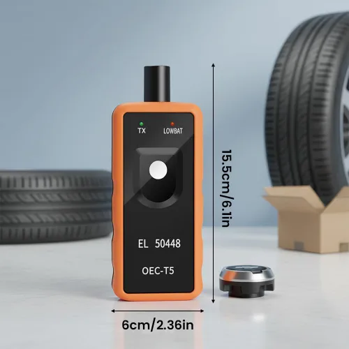 Miniatura 7 de Herramienta de reaprendizaje TPMS EL-50448 mejorada 2026 para sensor de neumáticos GM, herramienta de reinicio de activación del sensor de presión