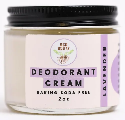 ECO ROOTS Desodorante Natural para Mujeres y Hombres | Crema Desodorante Orgánica Sin Aluminio | Desodorante Saludable Sin Bicarbonato de Sodio para