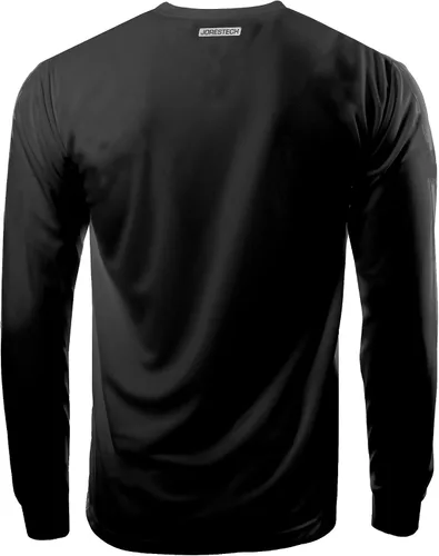 Miniatura 3 de JORESTECH Camiseta de trabajo de manga larga de visibilidad brillante de seguridad con bolsillo en el pecho, tela que absorbe la humedad