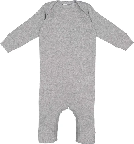 Miniatura 10 de RABBIT SKINS Body de manga larga para bebé niño y niña recién nacido 0-3 a 24 meses Blanco