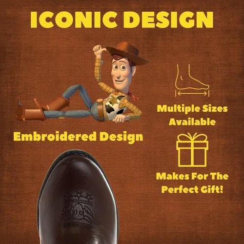 Miniatura 5 de Disney Pixar Toy Story Woody - Botas vaqueras occidentales para niños pequeños