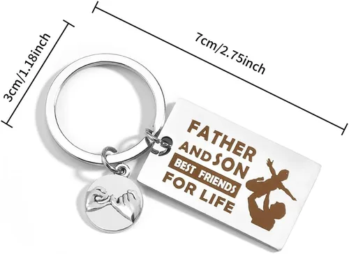 Miniatura 2 de OALCQ Regalos para padres de hija, regalo para papá, llavero para padres, regalo de niños, regalos para papá