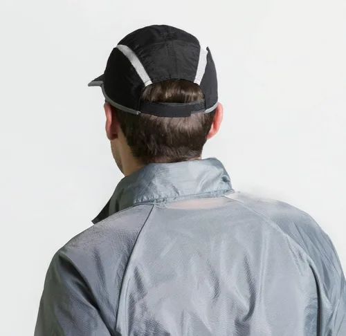 Miniatura 36 de connectyle plegable malla deportes cap con transpirable con rayas reflectantes Sun Runner Cap