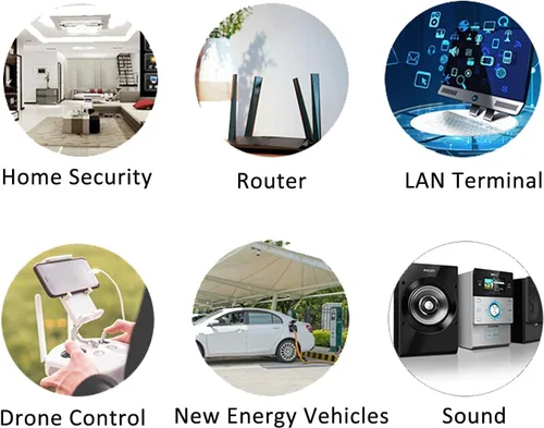 Miniatura 5 de 5 unids Dual Band WiFi 2.4GHz 5GHz 5.8GHz 8dBi MIMO RP-SMA Antena macho para WiFi Router Tarjeta de red inalámbrica Adaptador USB Cámara IP