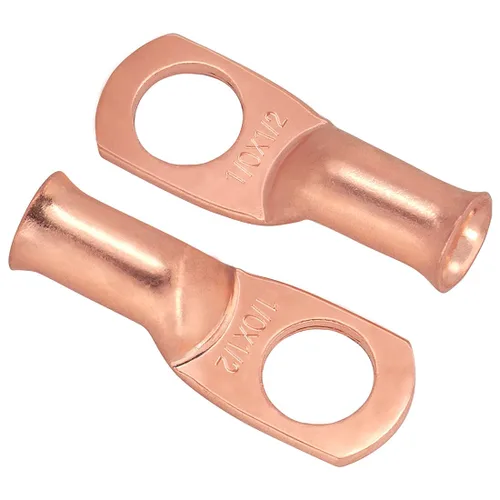 Miniatura 5 de 6 piezas 1/0 AWG - 1/2" (M12) Sanuke Terminales de anillo para cable de alambre con conectores de extremos resistentes para cable de batería, ojales