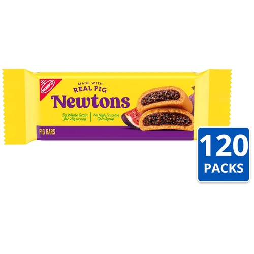 Miniatura 4 de Newtons Soft & Fruit - Galletas masticables de higo, (barras de higo), 120 paquetes de bocadillos (1 galleta por paquete)