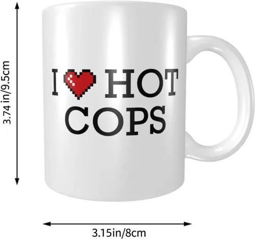 Miniatura 2 de Women Coffee Mug I Love Hot Cops Mug Womens Coffee Mugs Weird Gifts
