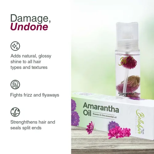 Miniatura 5 de Bellahair Revive, fortalece y brilla con nuestro lujoso aceite natural para el cabello, alimentado por aceite de amaranto para el crecimiento