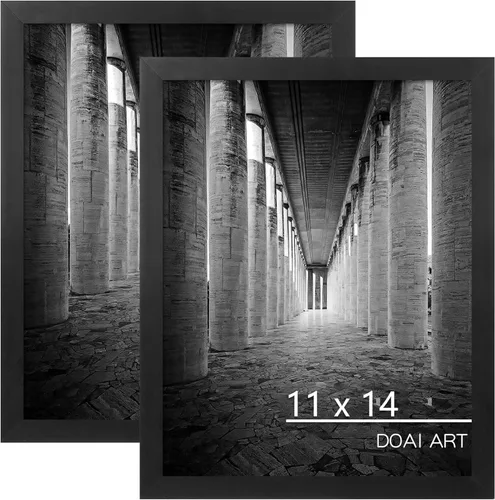 Miniatura 42 de DOAI ART Marco de póster de 16 x 20 pulgadas, paquete de 2 marcos de fotos de roble y veta de madera de 16 x 20 pulgadas para montaje en pared
