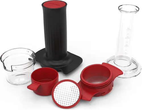 Miniatura 7 de Cafflano Kompresso: Cafetera portátil para camping y viajes, prensa de café, prensa francesa