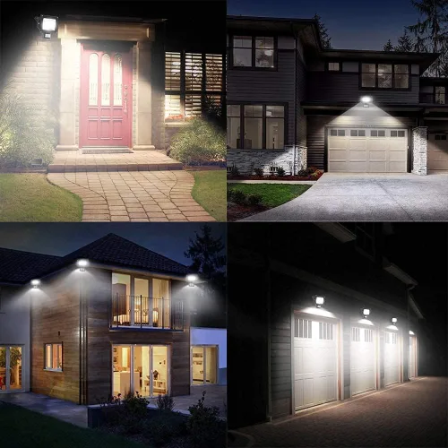 Miniatura 2 de Luz de inundación LED con sensor de movimiento de 10 W, lámpara de inducción PIR, punto de encendido y apagado automático al aire libre, seguridad