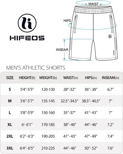 Miniatura 6 de Pantalones cortos deportivos para hombre, pantalones cortos de entrenamiento para correr, tenis, gimnasio, 5, 7, 9 pulgadas, cómodos, ligeros, 3