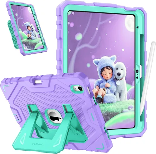 Miniatura 10 de Fintie Funda Amigable para Niños para iPad (A16) 11ª Generación 11 Pulgadas (2025), iPad 10ª Generación 10.9 Pulgadas (2022), Funda Protectora