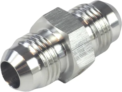 Miniatura 5 de HFS (R) 3/8 "JIC macho x 3/8" JIC macho Flare Union Tube Pipe Fittings recto acero inoxidable 304
