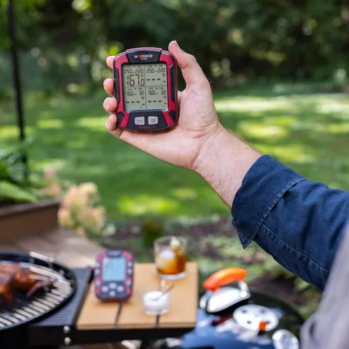 Miniatura 4 de Maverick XR-50 - Termómetro digital inalámbrico con 4 sondas para barbacoa y carne de SnS Grills