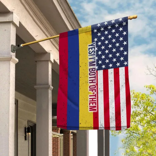 Bandera orgullosa de la mitad de Colombia, bandera colombiana de la amistad de Estados Unidos, mi hogar, mi sangre de casa, bandera de Estados